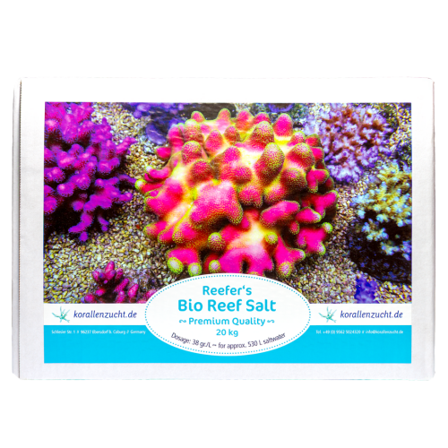 Korallen-Zucht - Reefer's bio reef salt premium
