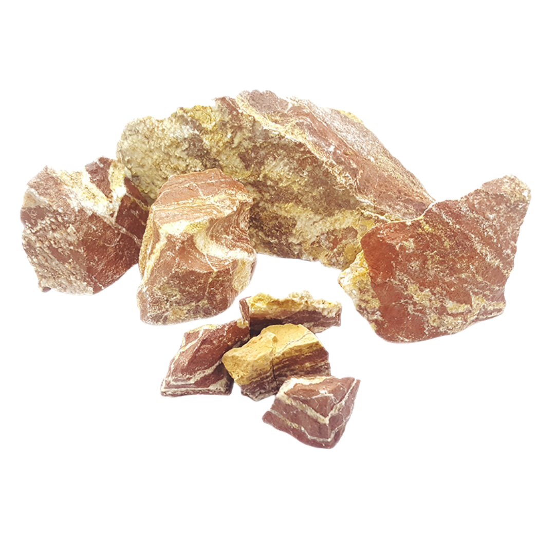 Whimar - Fiery red and white rock