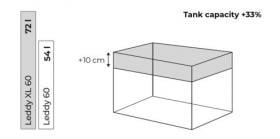 Aquael - Aquarium Set Leddy 60XL Day&Night - Nero - immagine 3