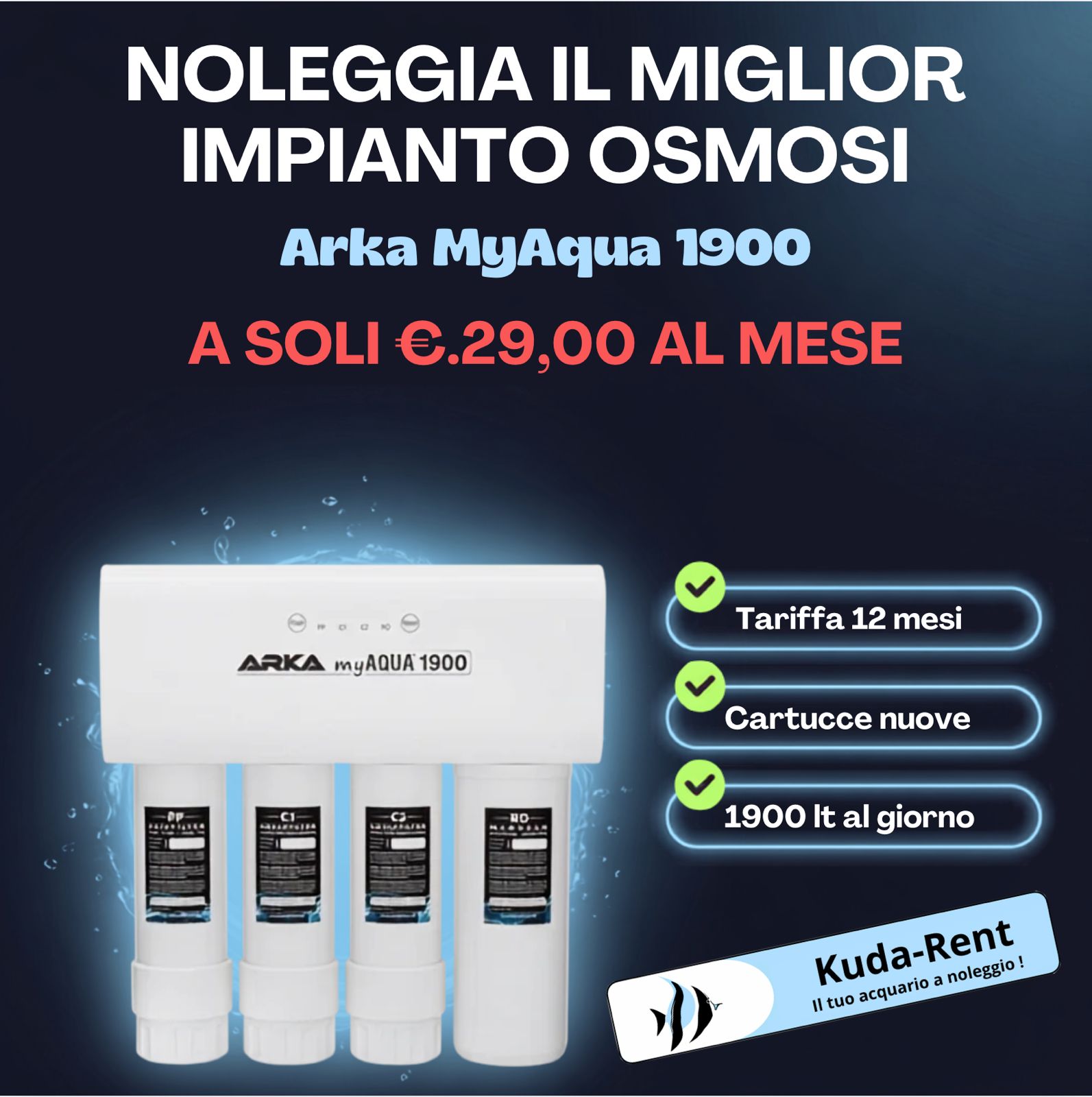 Arka MyAqua1900 Noleggio